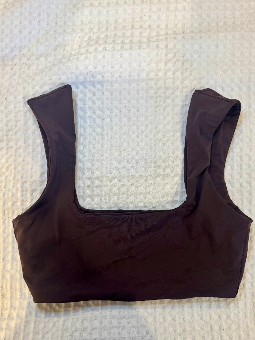 Mara Hoffman Raina Bikini Top Size XS in Tabacco Brown